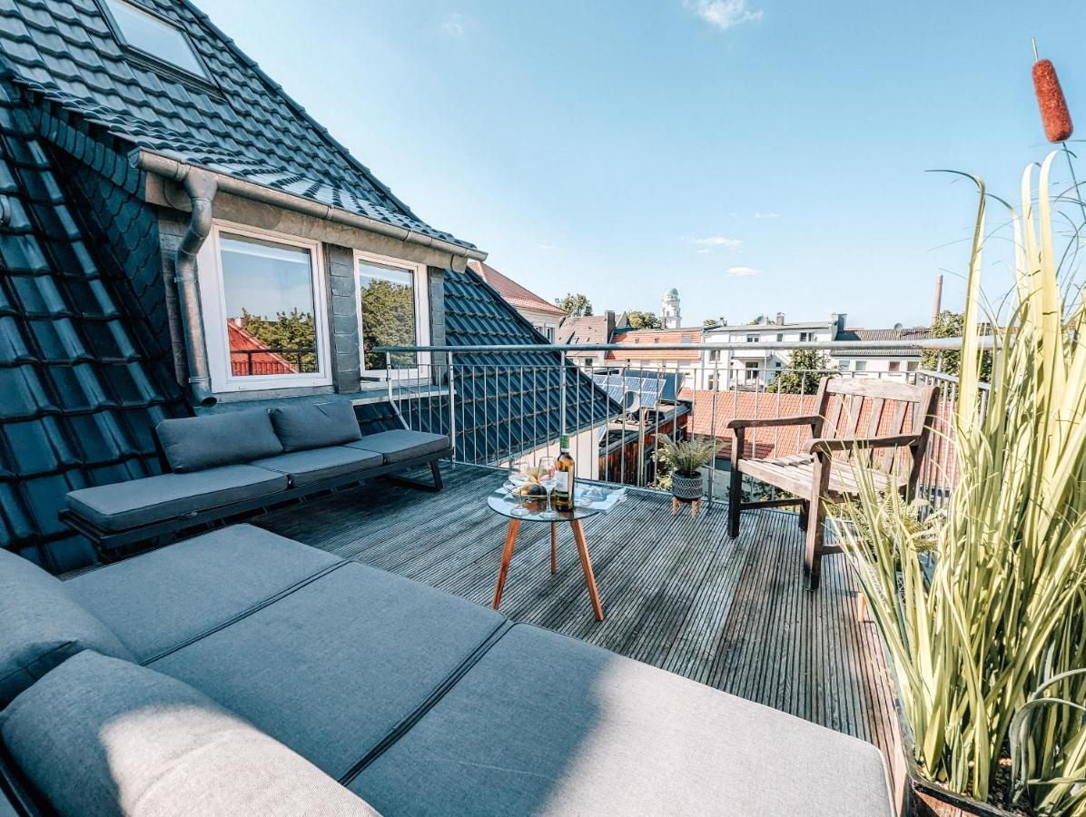 4-Schlafzimmer-Terrassensuite Oasis - Workspace Em-Apartments Deutschland Bielefeld Dış mekan fotoğraf
